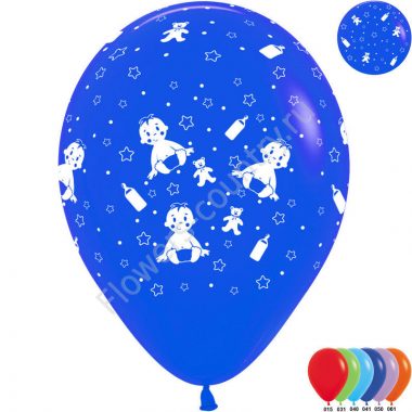 Воздушный шар "С новорожденным" купить с доставкой по Москве