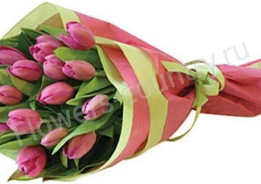 Букет с тюльпанами купить с доставкой по Москве